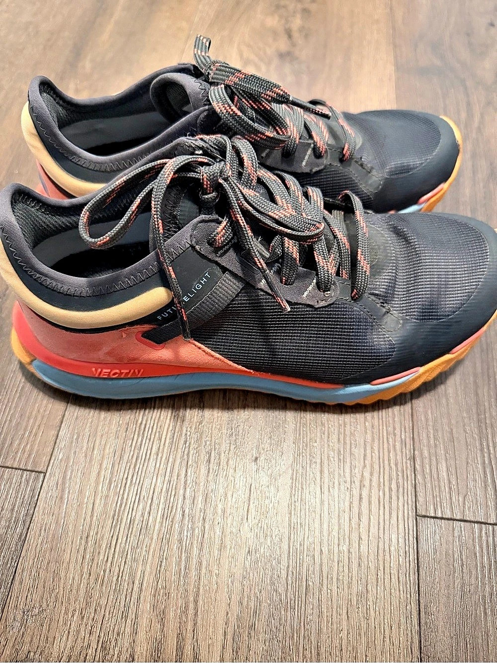 The North Face Vectiv Athletic Shoes Black & Orange US 6